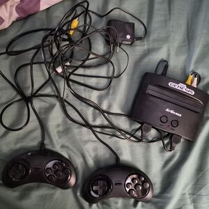 Genesis Black Console with Controllers
